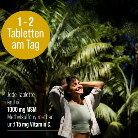MSM-1000-PLUS-Tabletten 500 Tabletten
