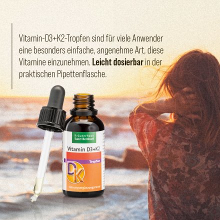 Vitamin-D3+K2-Tropfen 30 ml