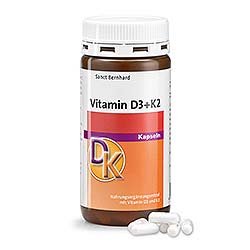 Βιταμίνη-D3+K2-κάψουλες 180 κάψουλες