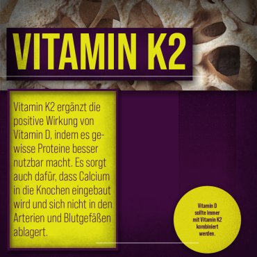 Vitamin-D3+K2-Kapseln 180 Kapseln
