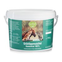 tierlieb Green-lipped Mussel Concentrate 100% · Single feed for horses, dogs and cats 900 g