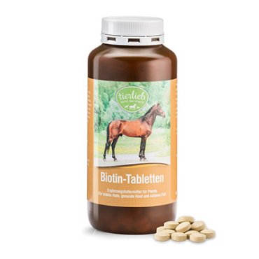 tierlieb Biotin-Tabletten für Pferde 500 Tabletten